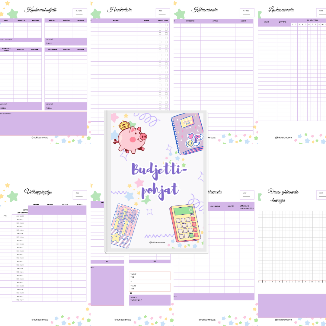 Budjettipohjat - digituote - Image 2