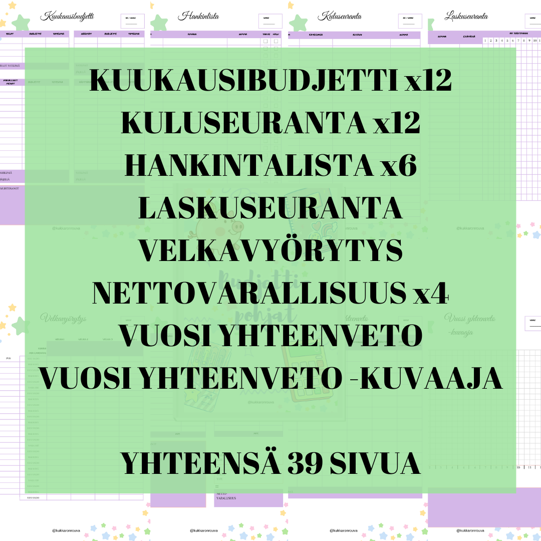 Budjettipohjat - digituote - Image 5