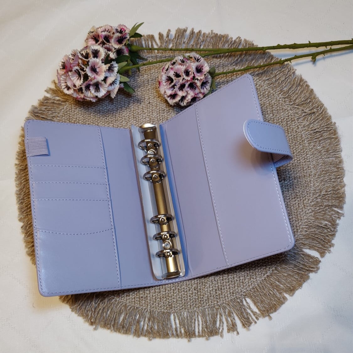 Budget binder, käteiskansio vaalean lila - Image 3