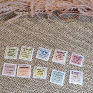 Inspiraatio-tarrat MUISTUTUS 20kpl