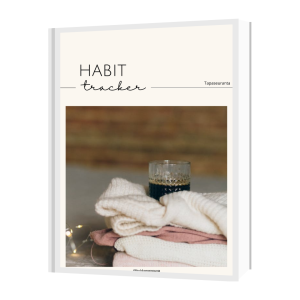 Habit tracket (tapaseuranta) - paperinen